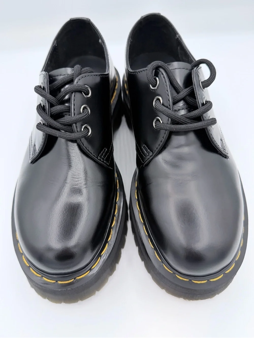 Dr. Martens 1461 Smooth Platform Shoes W7/M6 Black